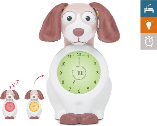 ZAZU Slaaptrainer Dog Davy - Pink van Zazu
