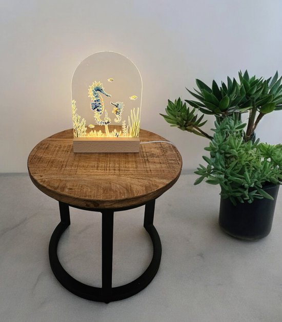 Zeepaardjes nachtlampje baby/kinderkamer - led lamp van Feliz Lifestyle