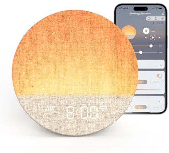 Zonsopgang Geluidmachine voor Ontspanning en Slaap van Homedics